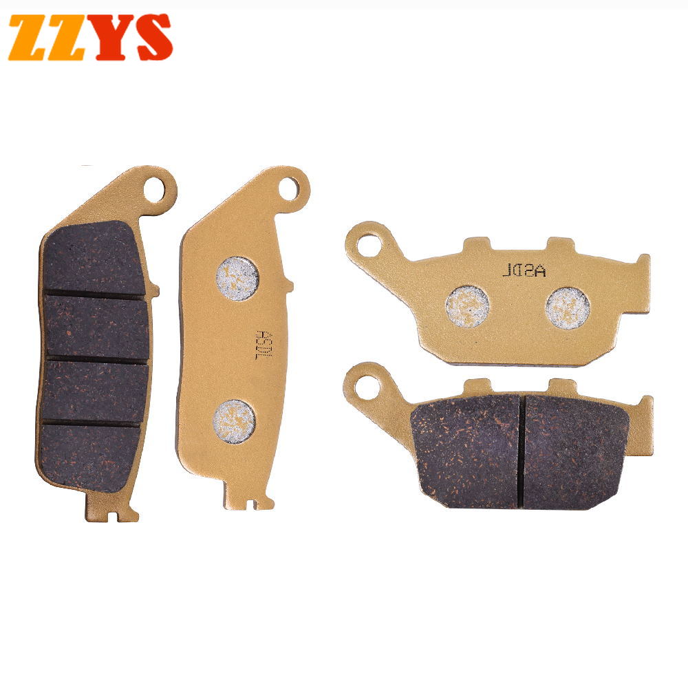 Pastillas de freno delanteras y traseras para motocicleta Honda CBR 250 CBR250 VT 250 VT250 FL Spada Castec VTR 250 VTR250 MC33 CB-1 CB1 CB400 F
