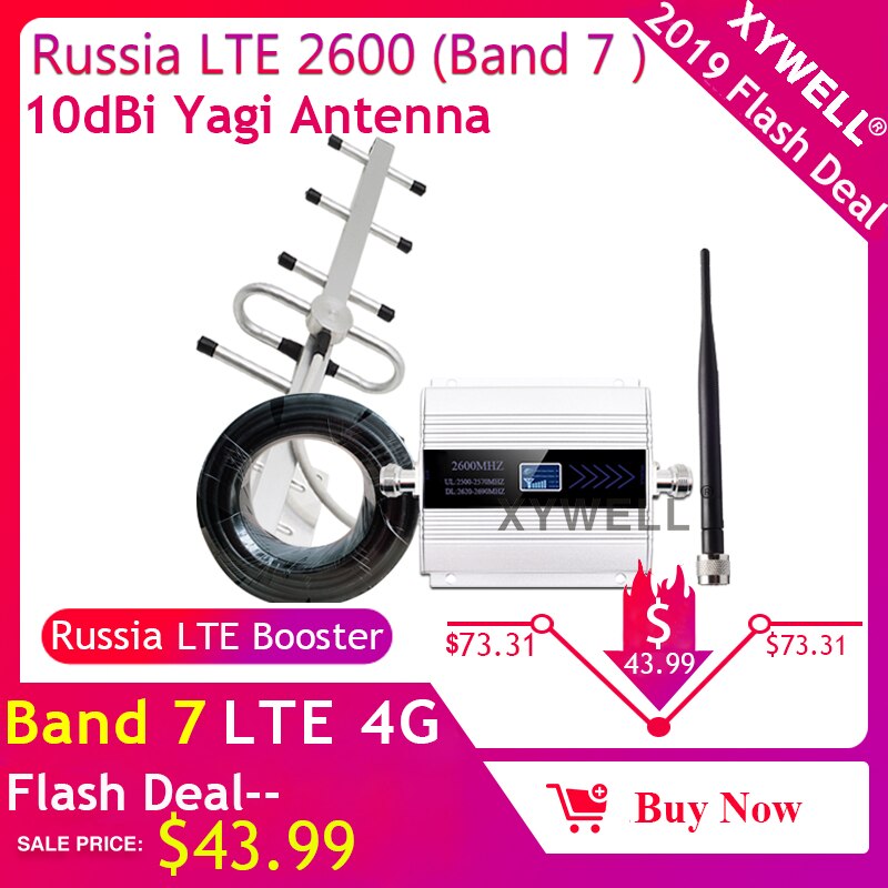 4G 2600Mhz Fdd Lte Band7 4G Signaal Booster 4G Repeater 4G Data Repeater Lte 2600 mobiele Netwerk 4G Cellulaire Versterker