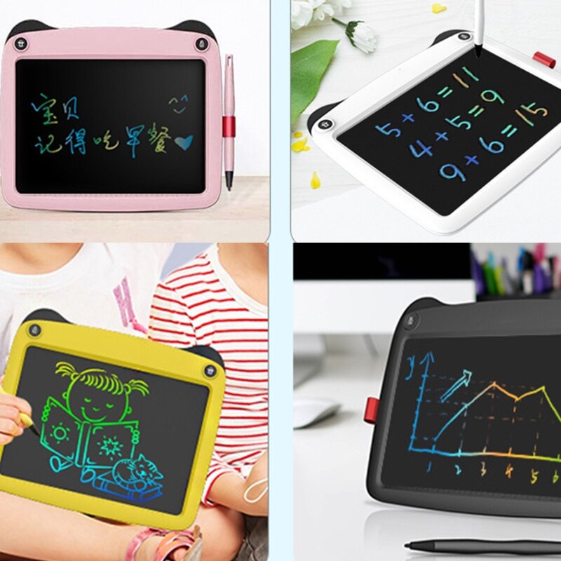 HX6A Cartoon LCD Writing Tablet 9 ”Electronic Graphics Drawing Pads, Drawing Board eWriter, Digital Handwriting Doodle Pad