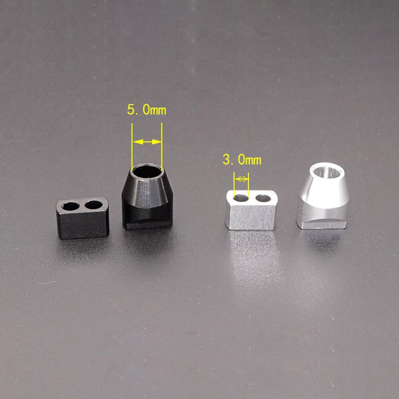 1 Uds auriculares de Metal para Teléfono Cable de Cable divisor Y pantalón de separador de líneas de Metal deslizante de macho
