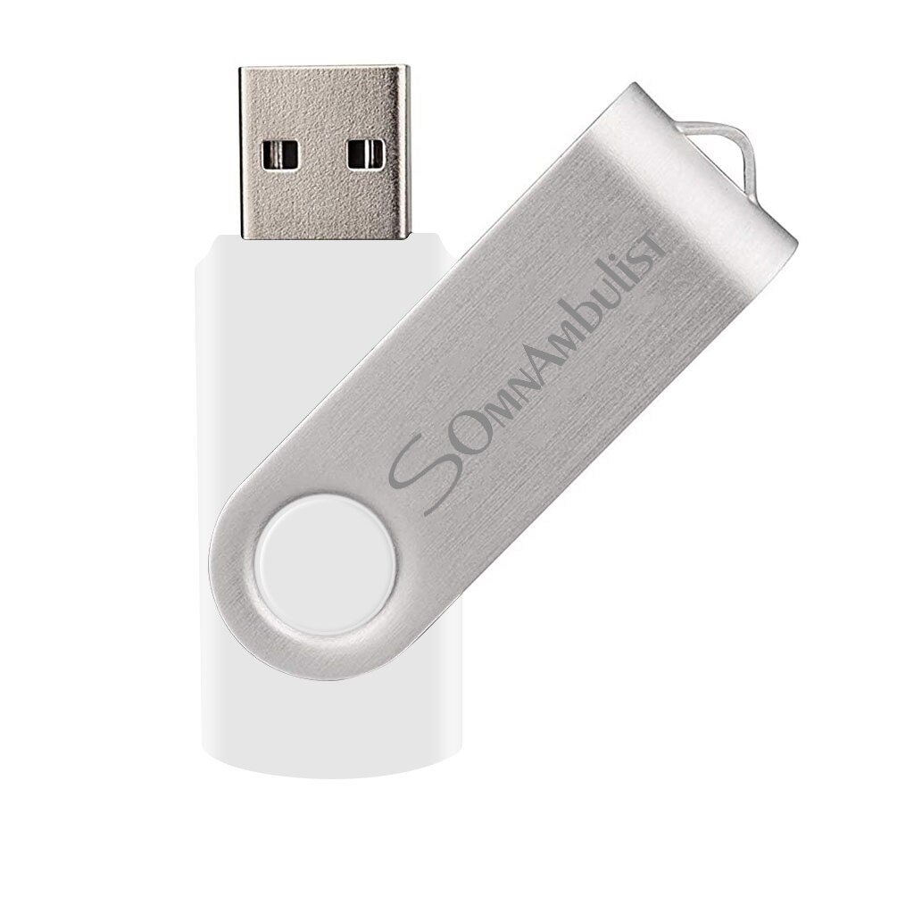 Somnambulist Pen Drive 32Gb 64Gb 128Gb Hoge Snelheid Usb2.0 Voor Pc Mobiele Mini Pen Drive 16Gb 32Gb Usb Flash Drive 64Gb 8Gb 4Gb: WIT / 8 GB