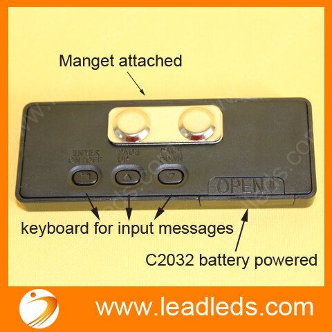 Scrollen Falshing bericht led auto badge verlichting met gele kleur