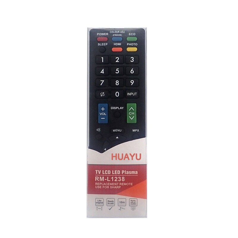 Universal fjernbetjening til lcd led tv hd plasma rm -l1238 erstatning for shap