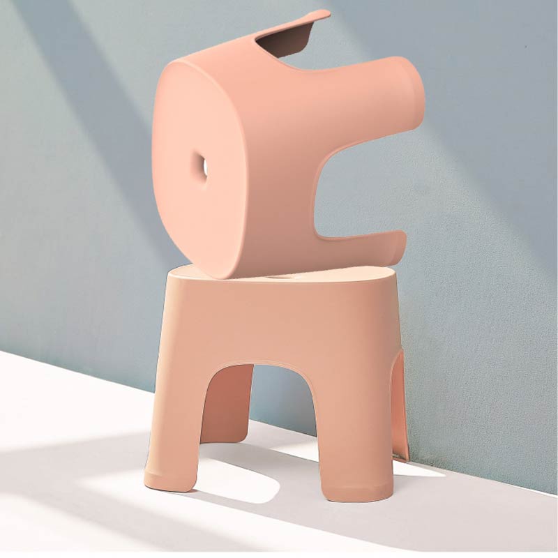 Child Multi Purpose Plastic Low Foot Stool Thickened Bathroom Bench Kids Anti-Slip Household Small Platform Wearing Shoes Stools
