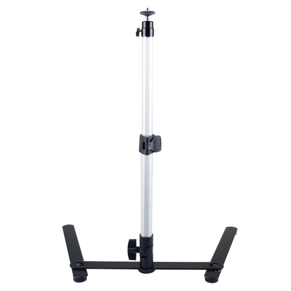 Photography Adjustable Table Top Stand Set Mini Monopod+Phone Clip Fill-In Light Bluetooth Control