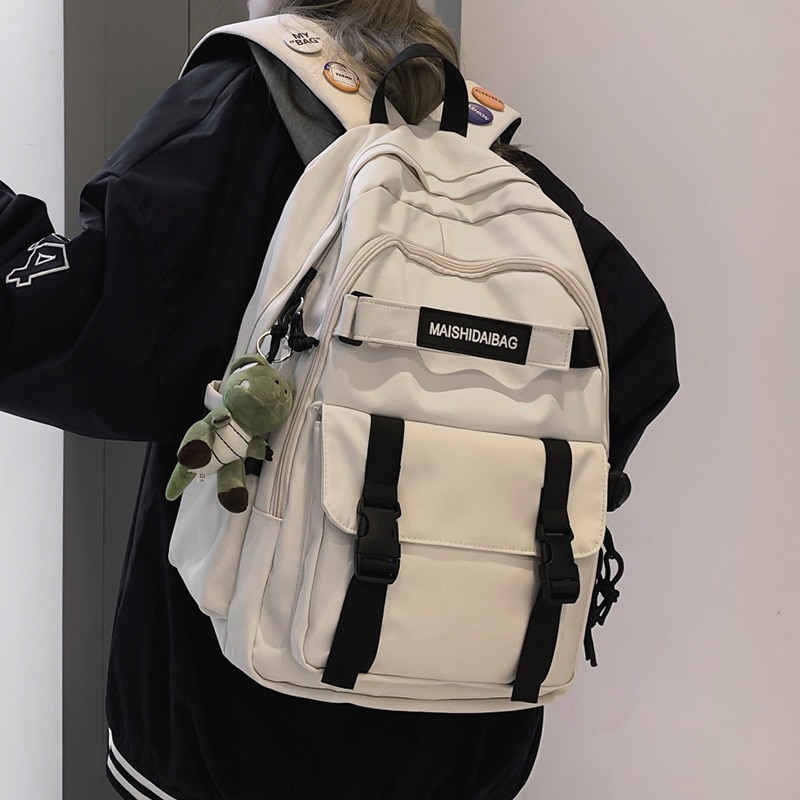 frauen Rucksack Große Kapazität Wasser Abweisend Nylon unisex Reise Rucksack lässig Hochschule Stil Schüler Schul