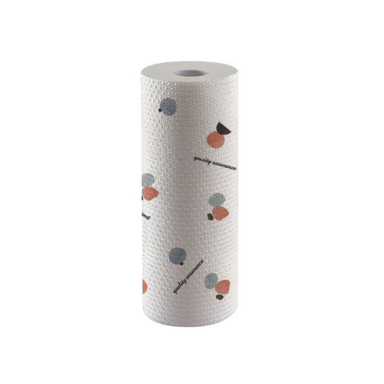 Papel de cocina suave y fuerte, paños de limpieza desechables, húmedo y seco de doble uso, elimina el aceite para el baño y la cocina: Geometry