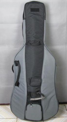 4/4 cello zachte tas met een grote waterdicht doek, gratis met boog case