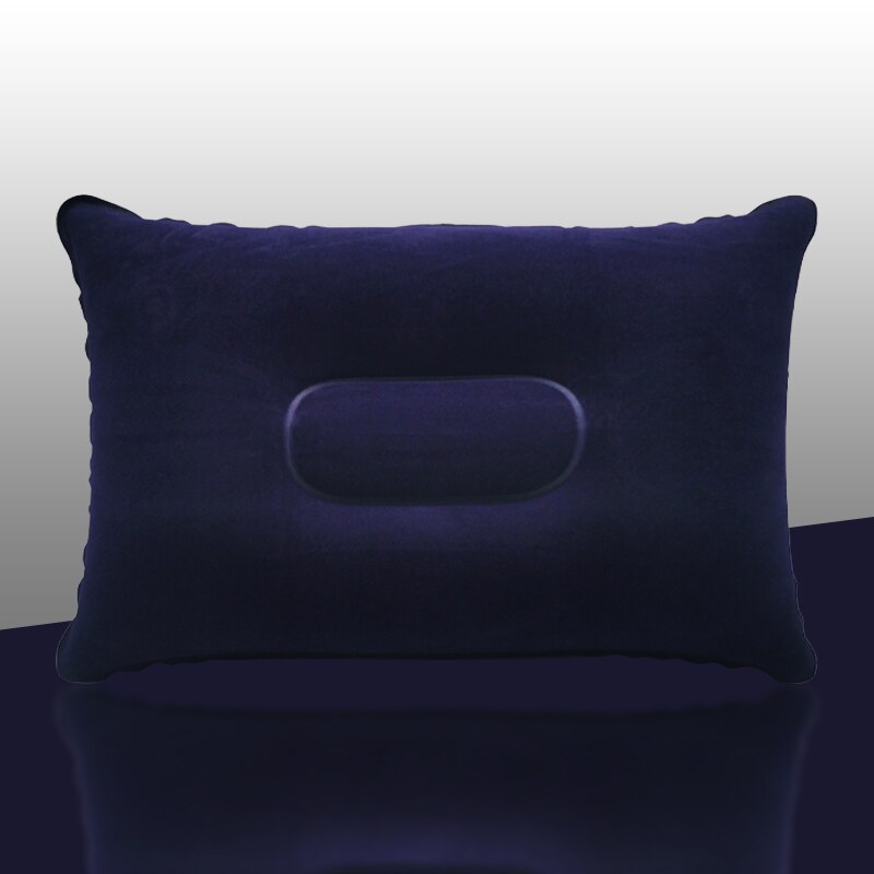 Draagbare Ultralight Opblaasbare Pvc Nylon Air Kussens Camping Slaap Kussen Reizen Wandelen Strand Auto Vliegtuig Hoofd Rest Camp Gears: Paars