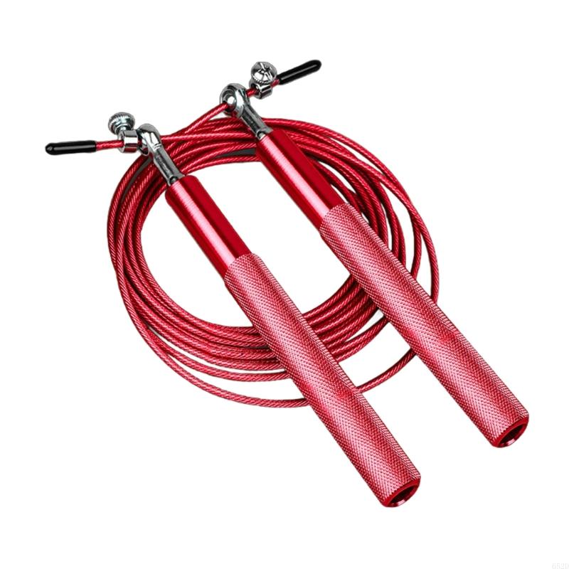 920L Aluminum Alloy Handle Telescopic Jump Rope 360 Degree Bearing Rapid Speed Skippings Rope for Workout Exercise