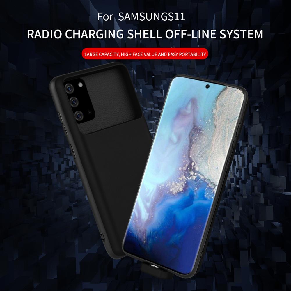 Cargador externo de 7000mAh para Samsung, funda de carga para Samsung A51, A71, 5G, A50, A20, A30, A30S, A50S, S20 FE