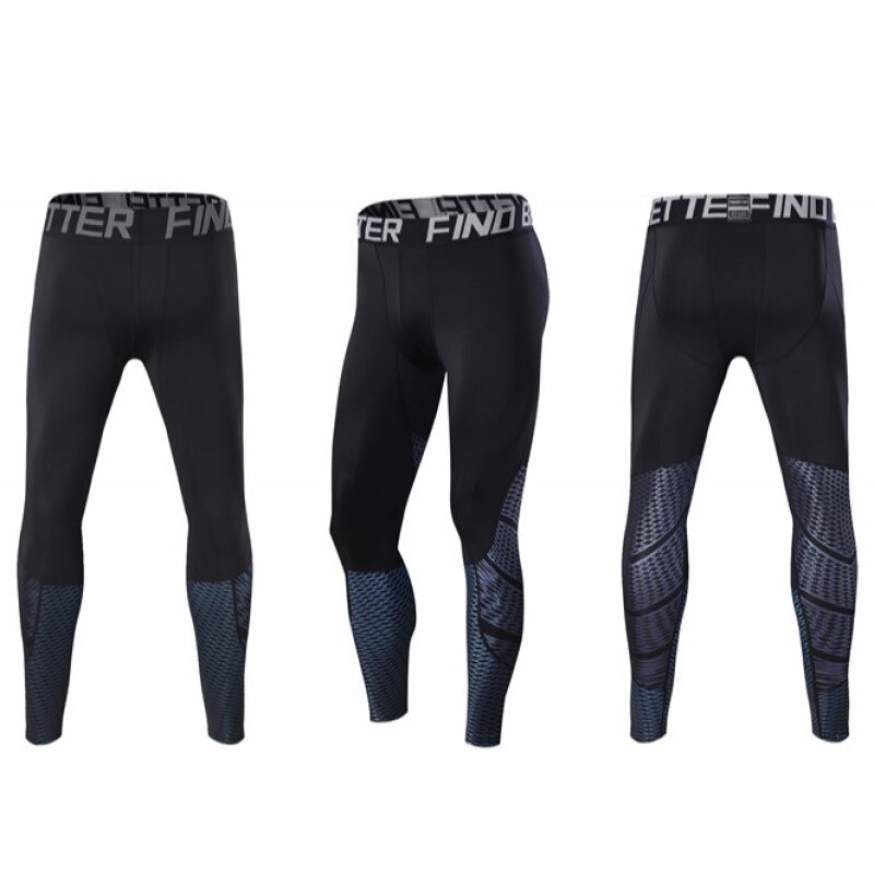 HOWE AO Men Running Tights Shorts Pants Sport Clothing Soccer Leggings Compression Fitness Football Basketball Tights