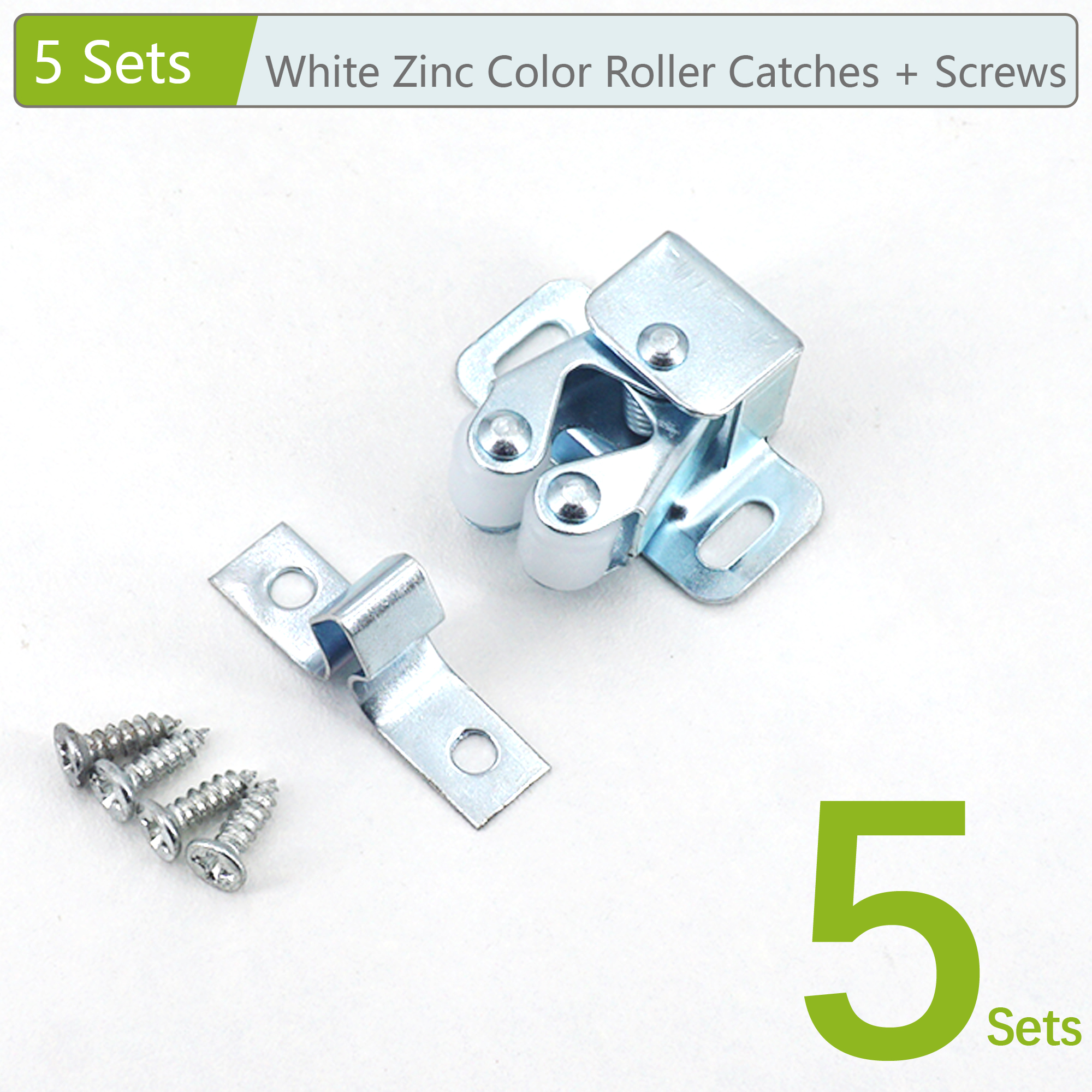 10/5/2 Sets Cabinet Roller Catch Door Stop Closer Stoppers Damper Buffer Clasp Latch for Wardrobe Cupboard Furniture Hardware: Red