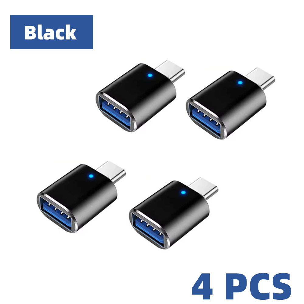 1/2PCS USB 3.0 To Type C OTG Charger Adapter Connector Type-C to USB Male To Type-c Adapt Converter for PC MacBook Car USB ipad: ROYAL BLUE