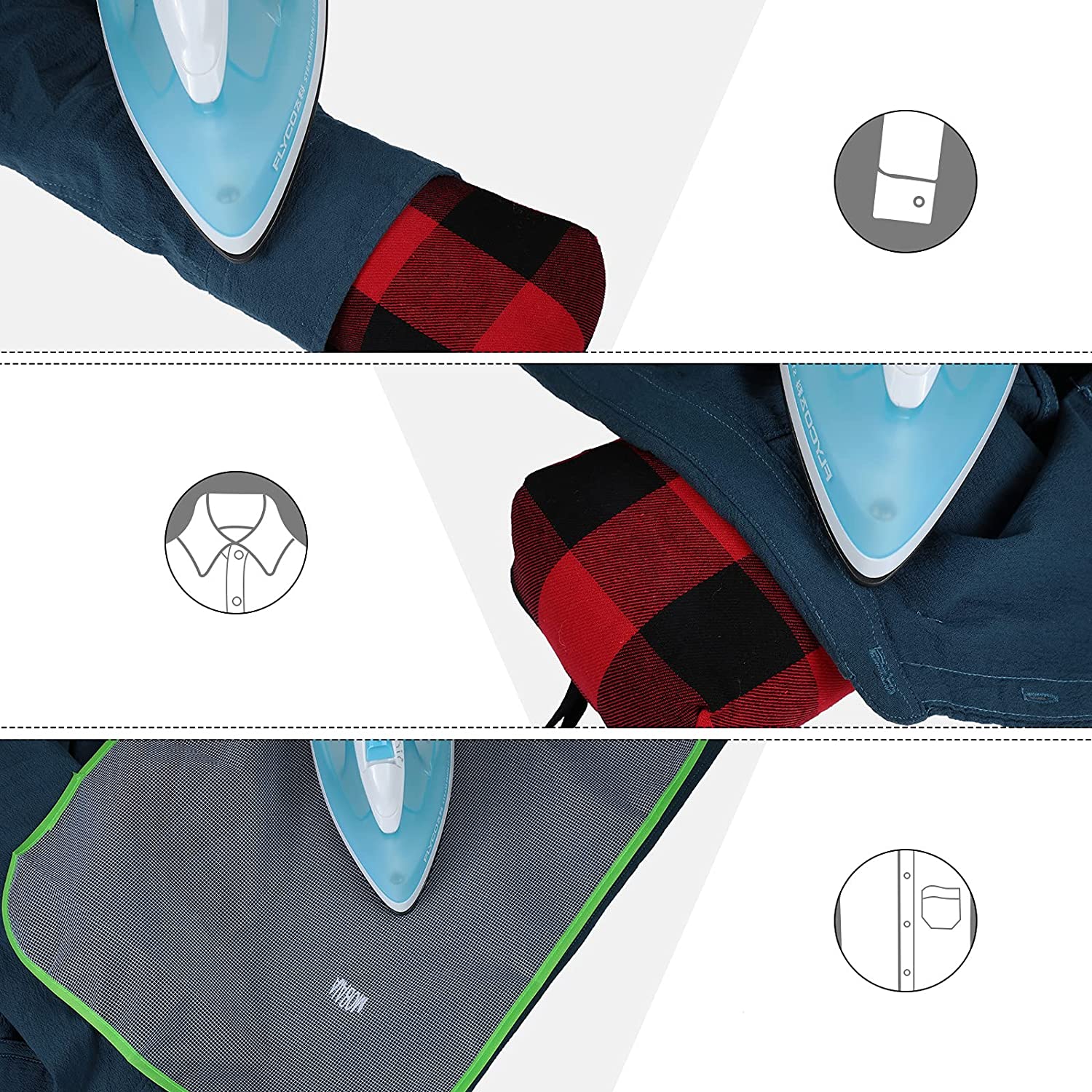 Kleermaker Ham Kleding Zorg Voor Harder Te Bereiken Naden Persmachines Professionele Strijken Pad Naaibenodigdheden Kleermakers accessoire