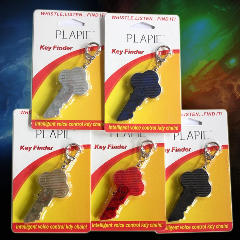 Mini Smart Key Finder Locator Whistle Sound Control Anti-lost Keychain