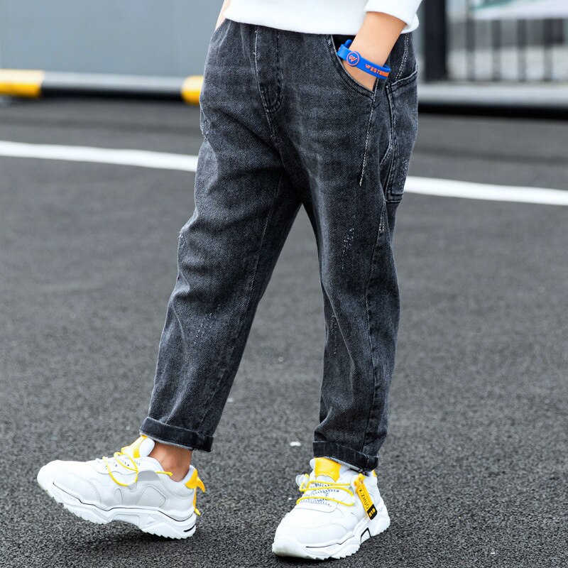 Pantalones vaqueros ajustados para niños, ropa informal para niños, pantalones vaqueros de para niños grandes, ropa juvenil de Color claro de 3 a 12 años