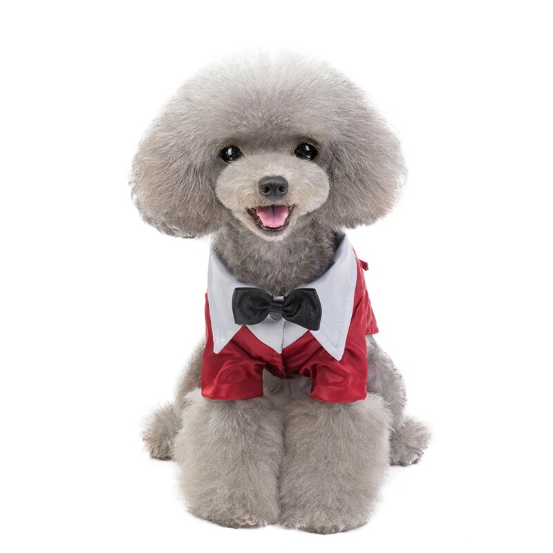 Traje de ropa para perros, ropa de esmoquin para perros, traje de boda para perros, disfraz para mascotas, S-XXL