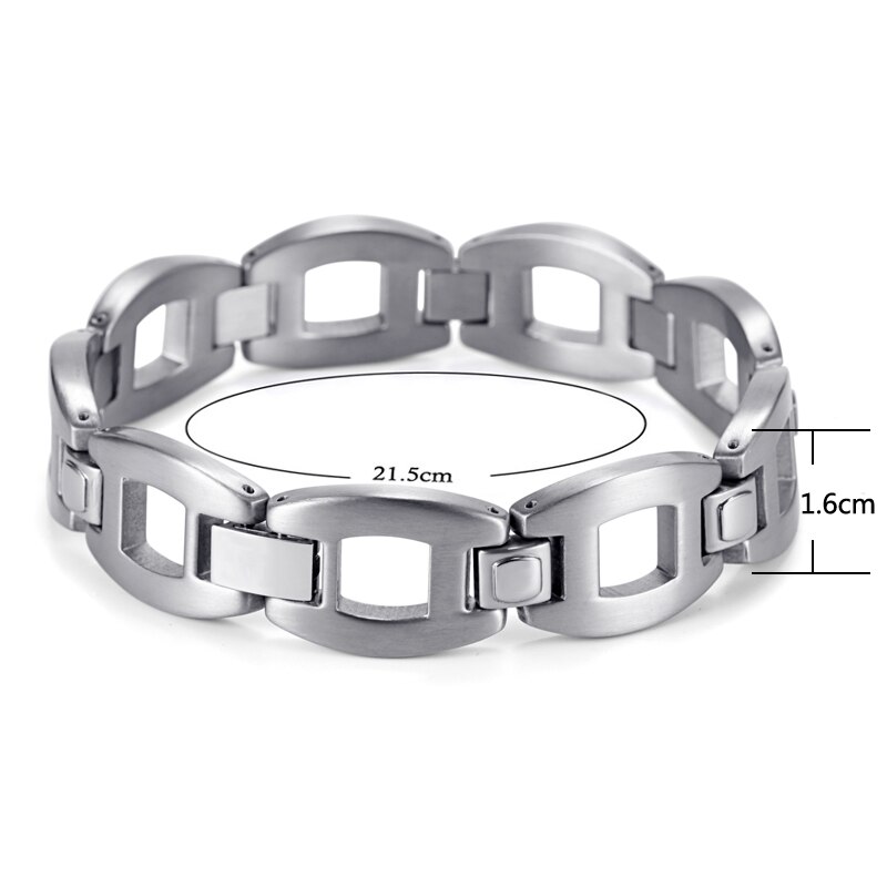 Bracelets et Bracelets en titane pour femmes hommes Punk bijoux Bracelets porte-bonheur d'amitié