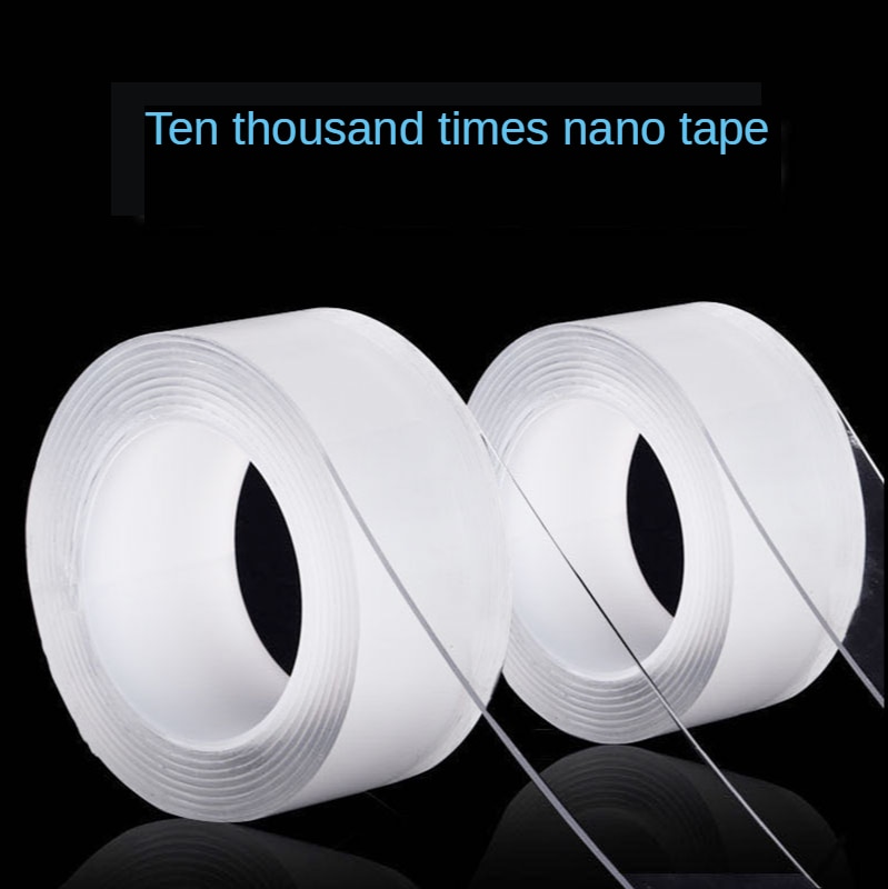 Herbruikbare Dubbelzijdig Zelfklevende Tape Nano Beweegbare Wasbare Krachtige Plakken Transparante Lijm Badkamer Auto Veelzijdig