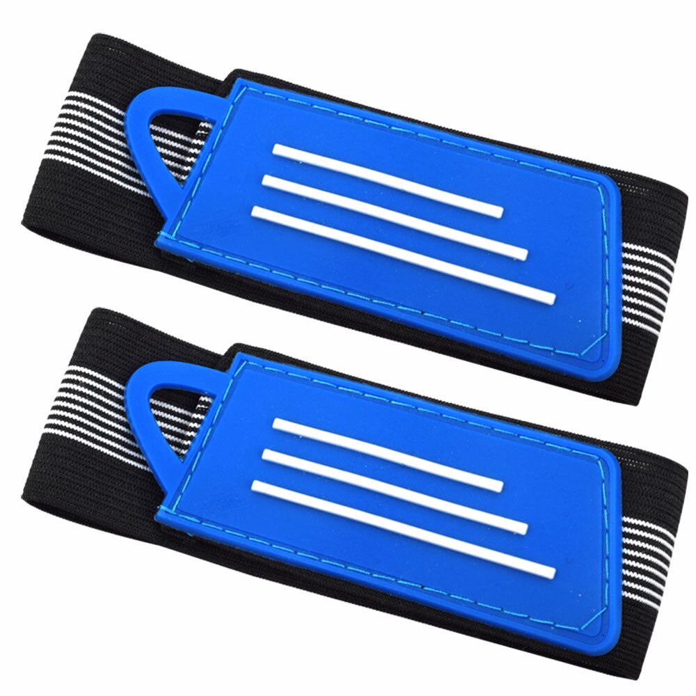 Broek Been Tied Strap Draagbare Elastische Pols Band Touw Broek Levert Voor Fietsen Klimmen Camping Jogging: Blue