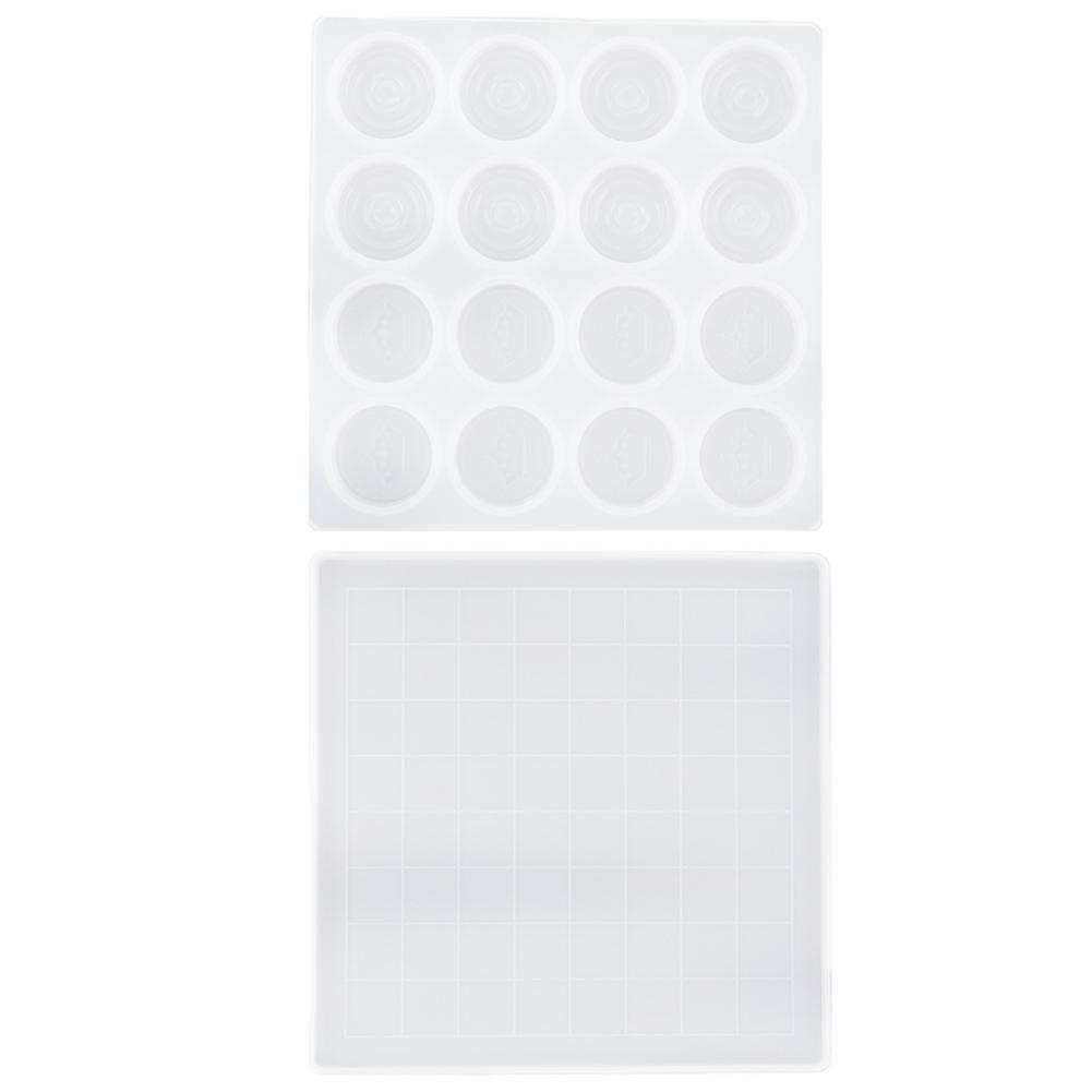Scacchiera e scacchiera stampi in silicone stampo in resina