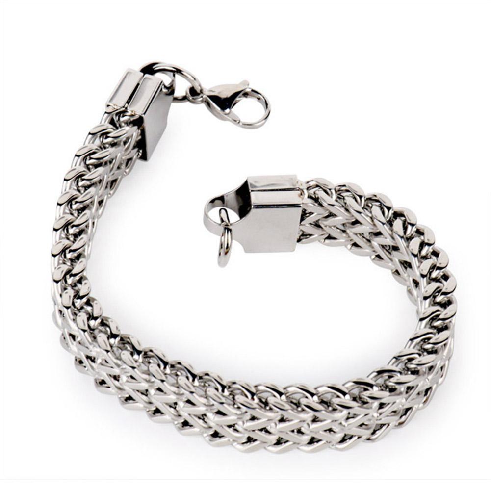 5/10/12 millimetri di Larghezza Dell'annata Dell'acciaio Inossidabile Del Serpente Del Braccialetto A Catena Degli Uomini Dei Monili Freddo In Acciaio Inox Braccialetto di Tutti I Giorni durevole Vintage