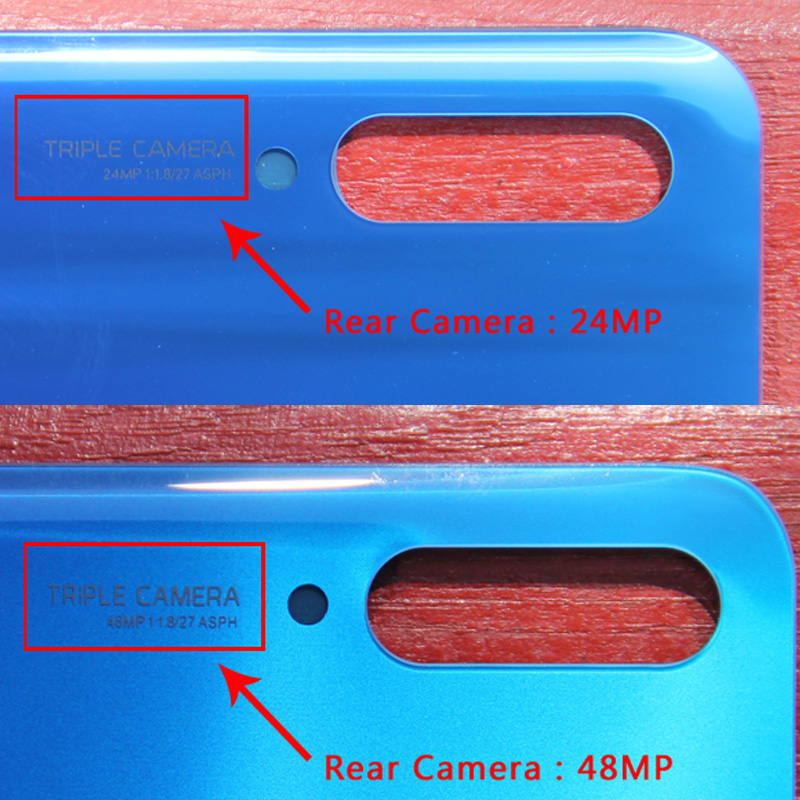 Huawei original bagcover cover bag cover cover cover til huawei  p30 lite batteri back bag glas kuffert