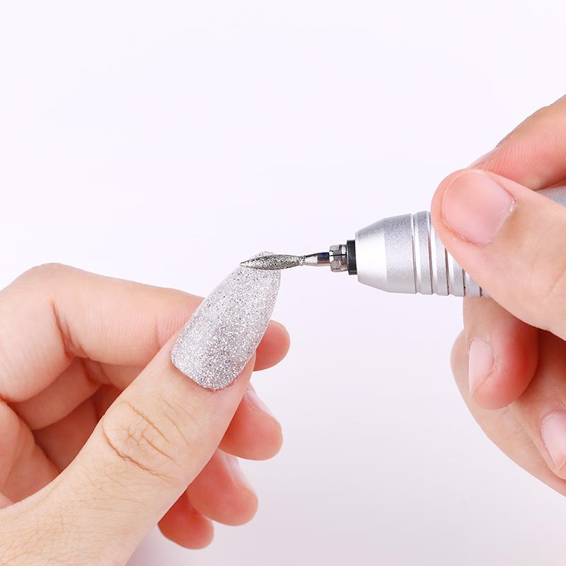 7 Pcs/Set Carbite Nail Grinding Head Nail Drill Bit Ceramic Mill Machine Set Cutter For Pedicure Electric Nail Files