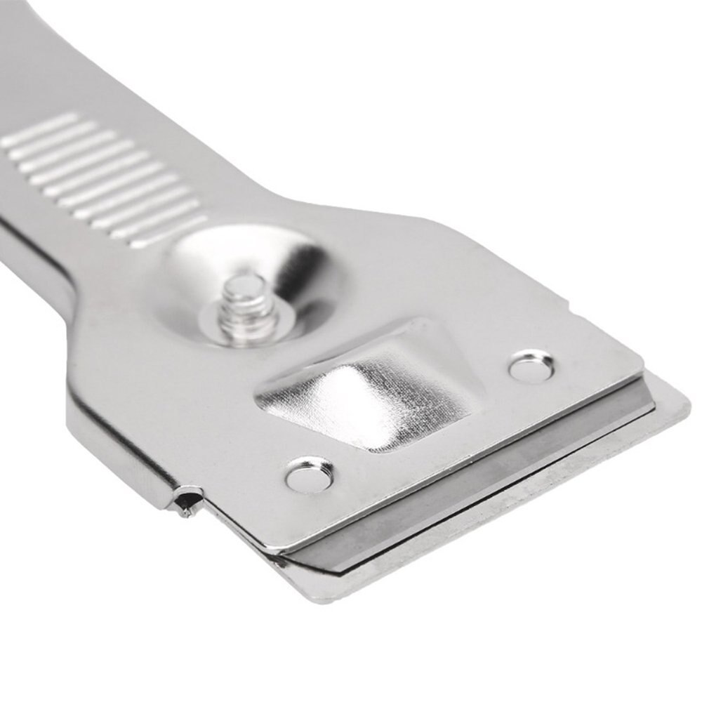 Stainless Steel Glass Cleaning Scraper Floor Tile Decontamination Knife Cleaning Tools Kitchen Cleaning Shovel