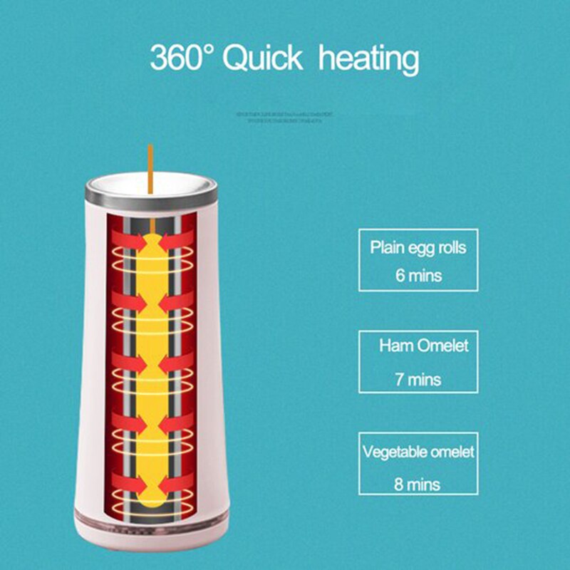 Automatic Egg Roll Machine Egg Cup Mini Egg Cooker Sausage Instant Breakfast Maker Machine HUG-Deals