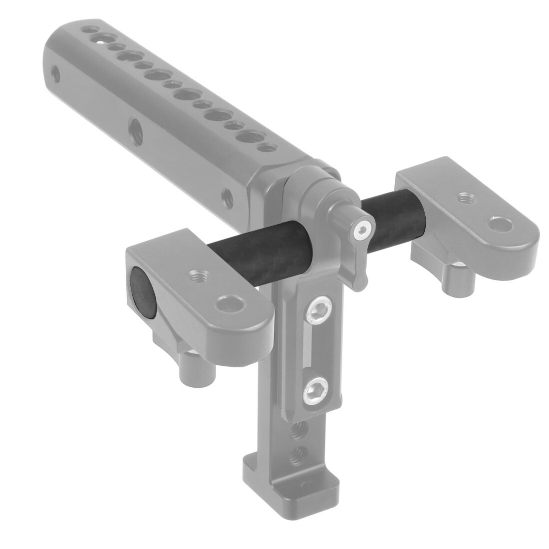 1Pcs 10Cm/25Cm/30Cm/40Cm Carbon Fiber Buis Staaf Voor Dia 15mm Rod Rail System Follow Focus Camera Kooi Kit