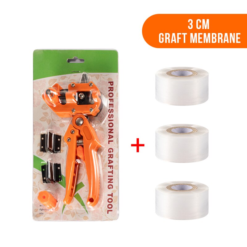 Multifunction Gardening Tools Grafting Shears Pruner Orchard Vaccination Cutting Knife Fruit Tree Bud Cutter Plant Graft Scissor: Set A -3