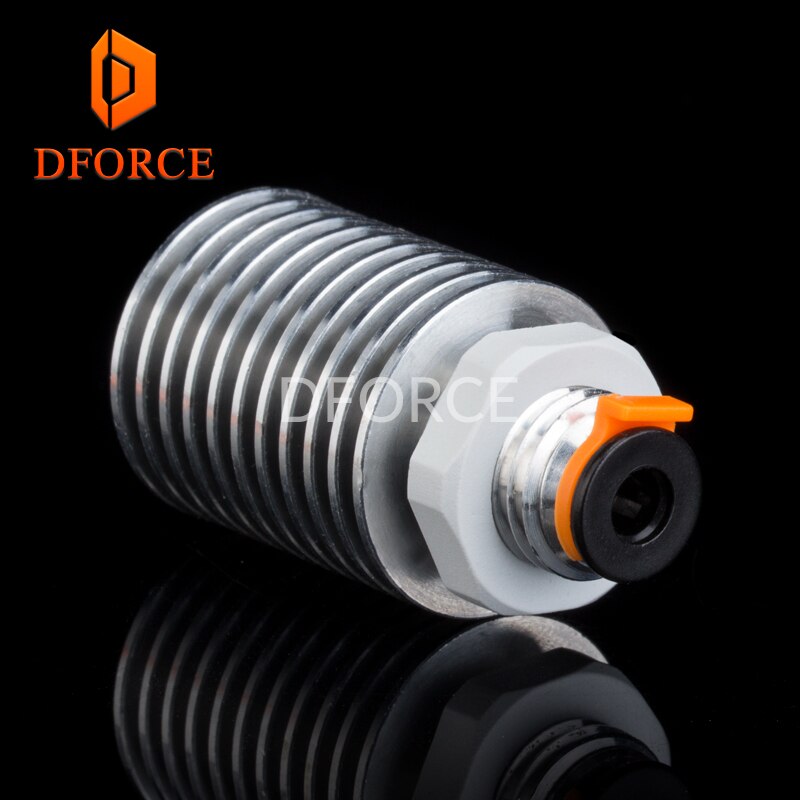 Dforce V6 Schroefdraad Heatsink Voor E3D V6 Hotend Afstandsbediening Of Korte Bereik 1.75Mm Voor Voeden 3D Printer Titan Extruder