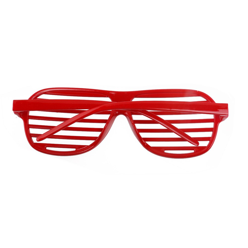 12 paires de obturateur lunettes lunettes de soleil Club fête Cosplay accessoires (couleur mixte)