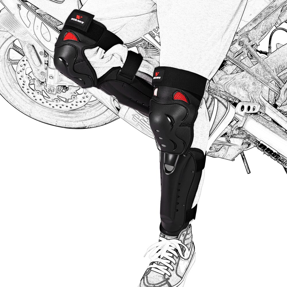 WOSAWE Motorcycle MTB Protective Gear Elbow Protector Armor Downhill Protective Gear Guards Motocross Snowboard Knee Protection: C Knee Pad