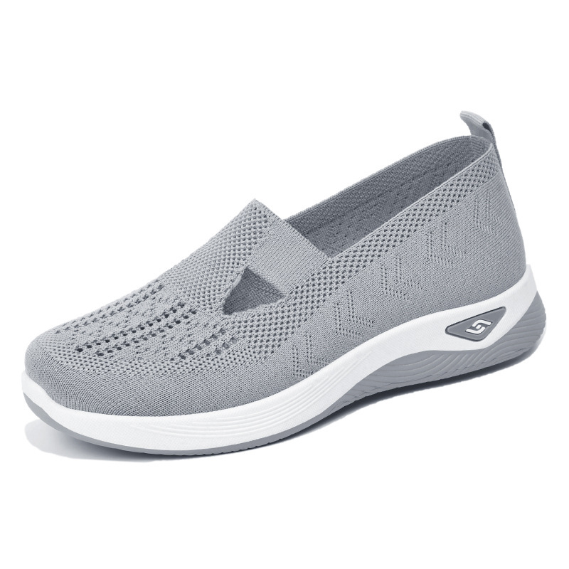 Vrouwen Wiggen Sneakers Schoenen Slip Op Flats Mannen Loafers Ademend Mesh Running Sneakers Dames Sportschoenen