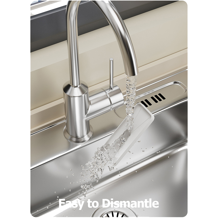 Kitchen Stainless Steel Sink Drain Rack Sponge Storage Holder Soap Drainer Towel Rack Shelf Organizer Kitchen Accessories Faucet