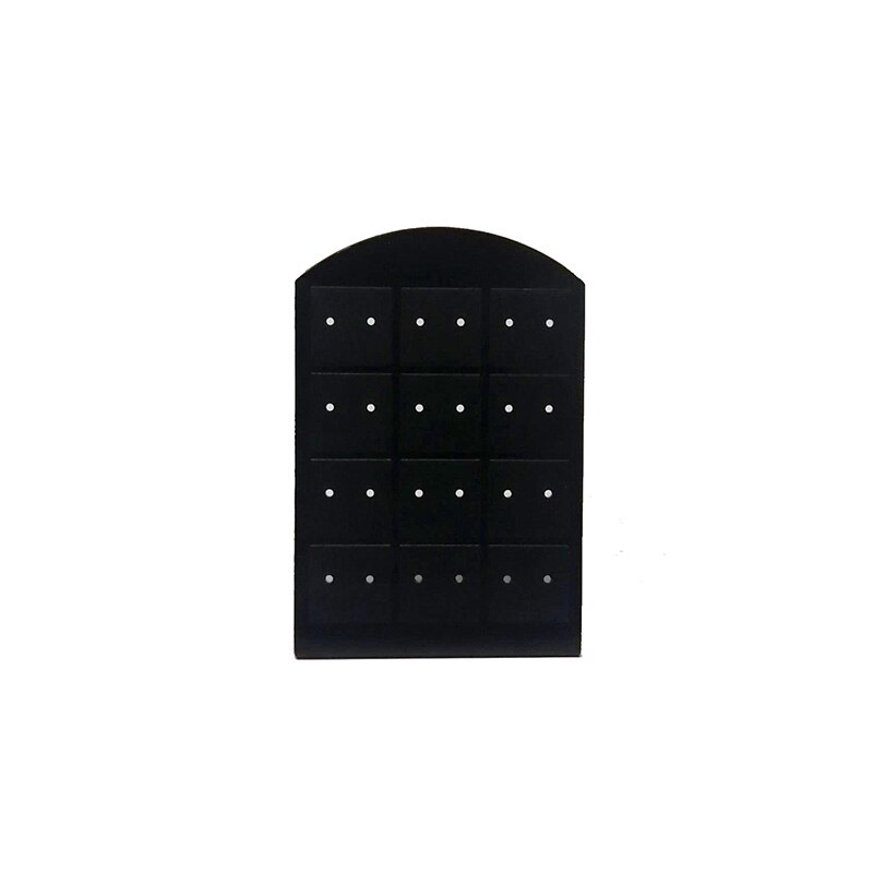 Support pour boucle d'oreilles support boucles d'oreilles présentoir en plastique boucle d'oreille organisateur bijoux support organisateur De Joyas pour 12/24/36 paires: for 12 Pairs