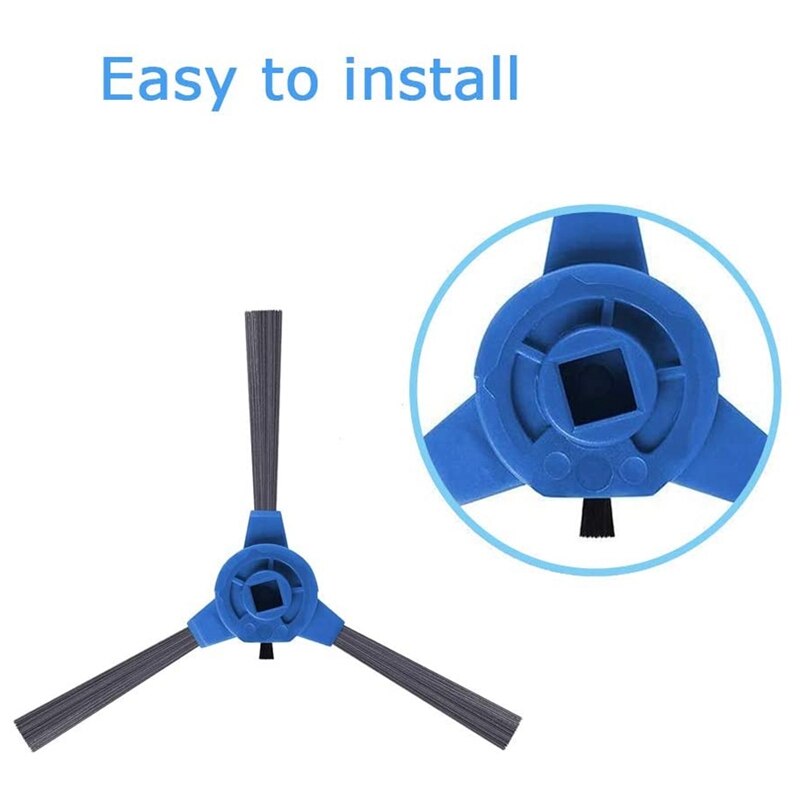 8Pcs Replacement Side Brushes for Coredy R300 R550(R500+) R650 R700 R3500, GOOVI 1600PA, Bagotte BG600, IMartine 1600PA