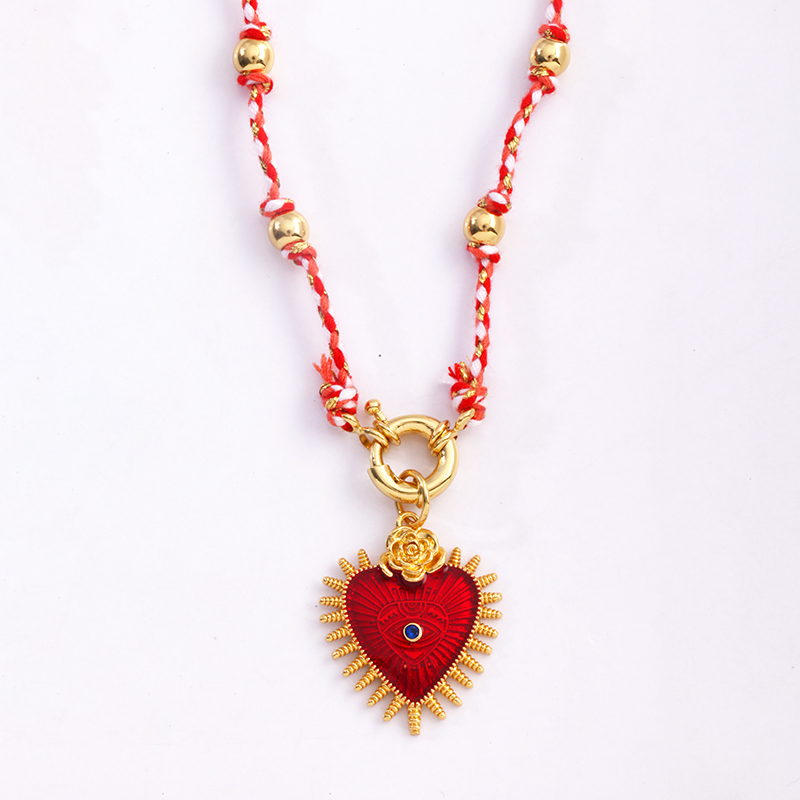 Cordón de algodón natural estilo bohemio, joyería con cuentas anudadas largas, amuleto de suéter de cuerda trenzada colorida, suministros de para de verano y playa: Azul de zinc