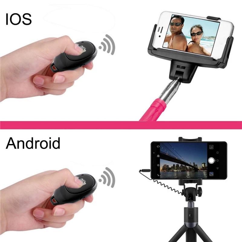 Wireless Phone Camera Shutter Bluetooth Remote Control For IPhone Android It Enables You To Control Your Cell Phone Camera