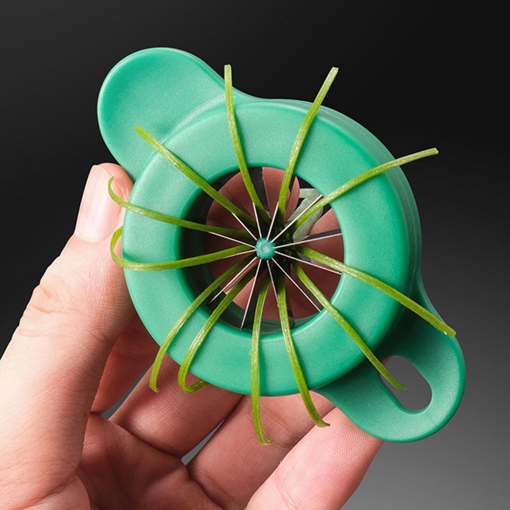 Goede Ui Snijder Food Grade Lichtgewicht Multi-Blade Groene Ui Slicer Koken Gereedschap Ui Rasp Wortel Rasp