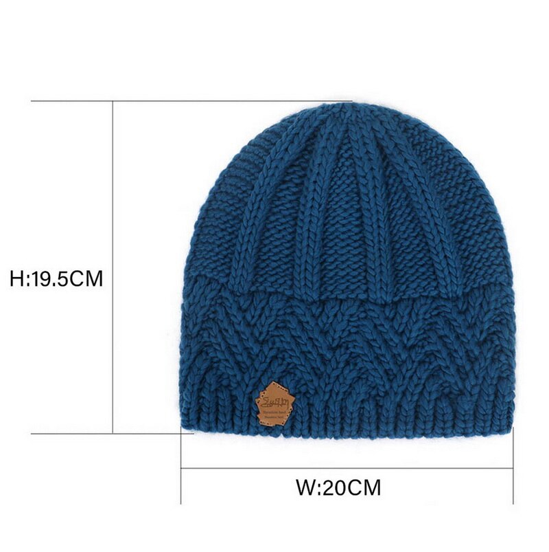 Knit hats For Women Beaines winter Breathable Hip-hop Gorras Simple Hat Warm Solid Casual Lady Knitted cap