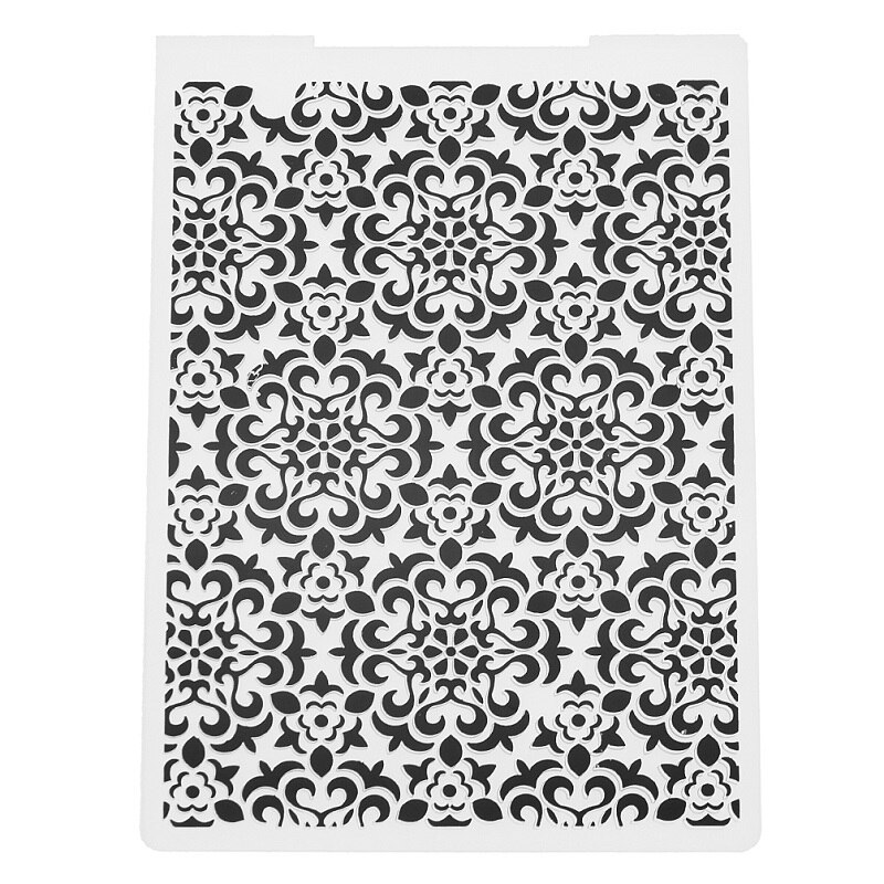1PC Flower Plastic Embossing Folder Stencils DIY Template Paper Card Scrapbooking Craft Card Making Wedding Decoration: Default Title