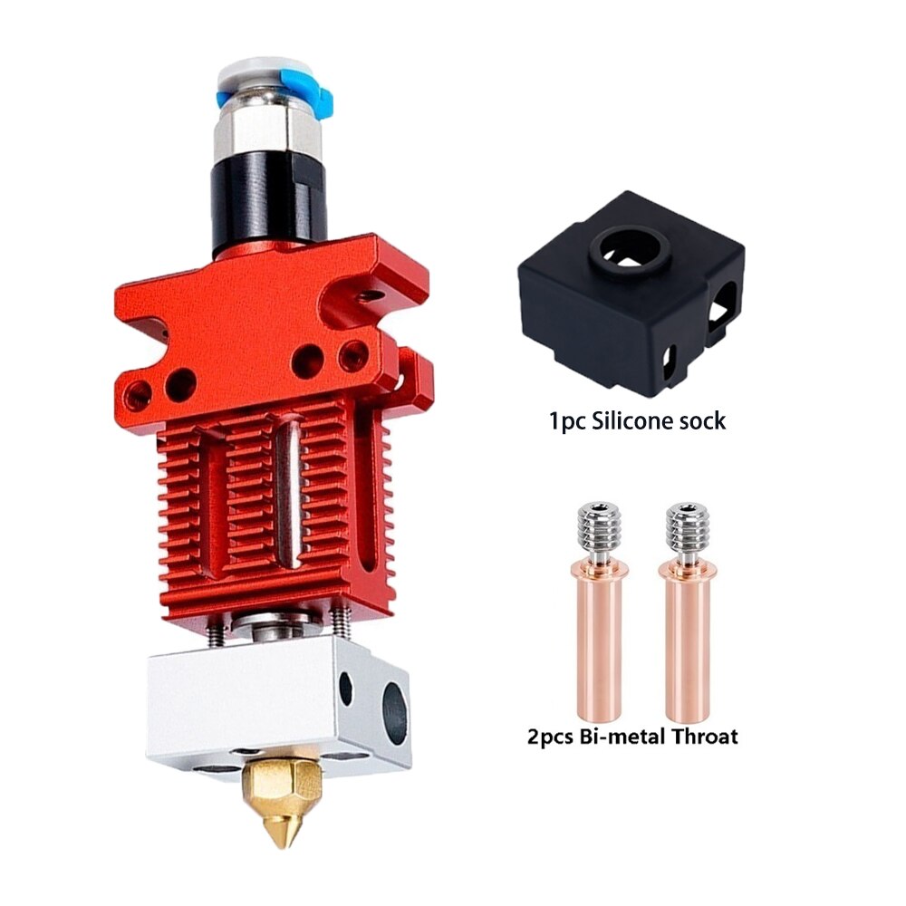 MEGA CR-6 SE Hotend Kit Metal Extrusion Extruder 3D Printing Parts Titanium alloy Bimetal heatbreak for Creality CR-5 PRO CR6: add BlkSockThroat