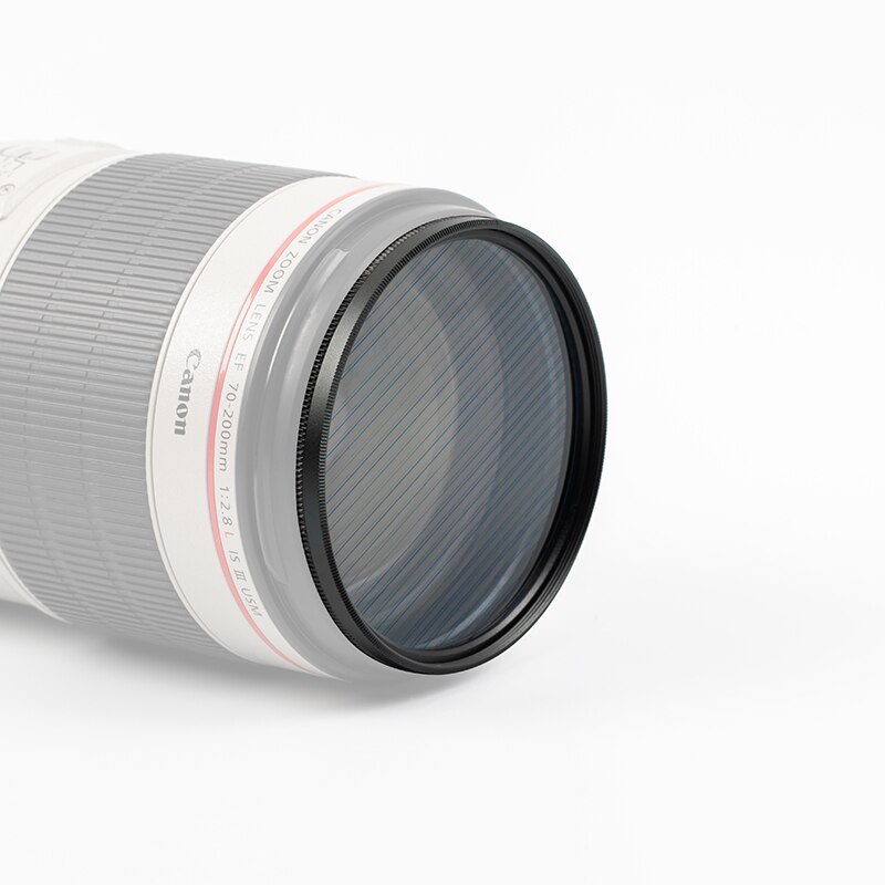 Sheji lente de câmera de sinalização azul de arco-íris com filtro