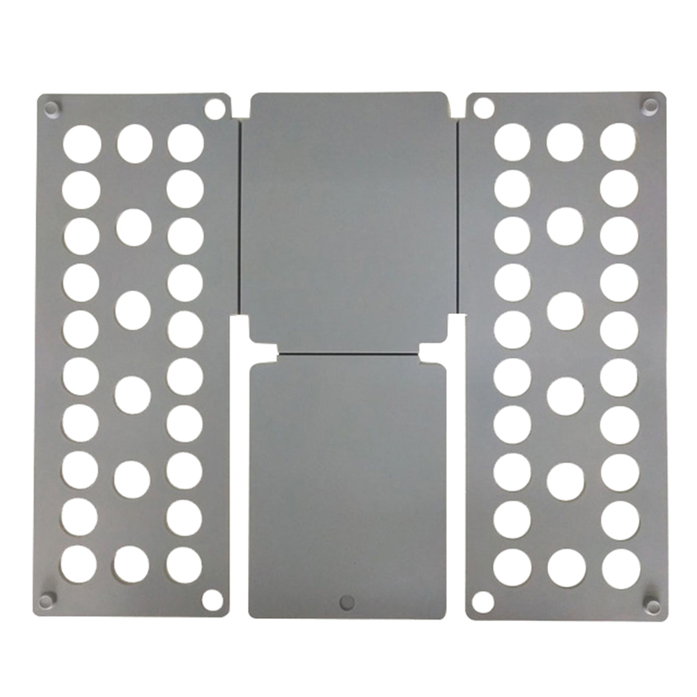 Clothes Folding Board Adults Child Clothing Folder Bender Plastic Practical Detacha All Size Quick Fold the Clothes T Shirts: Grey