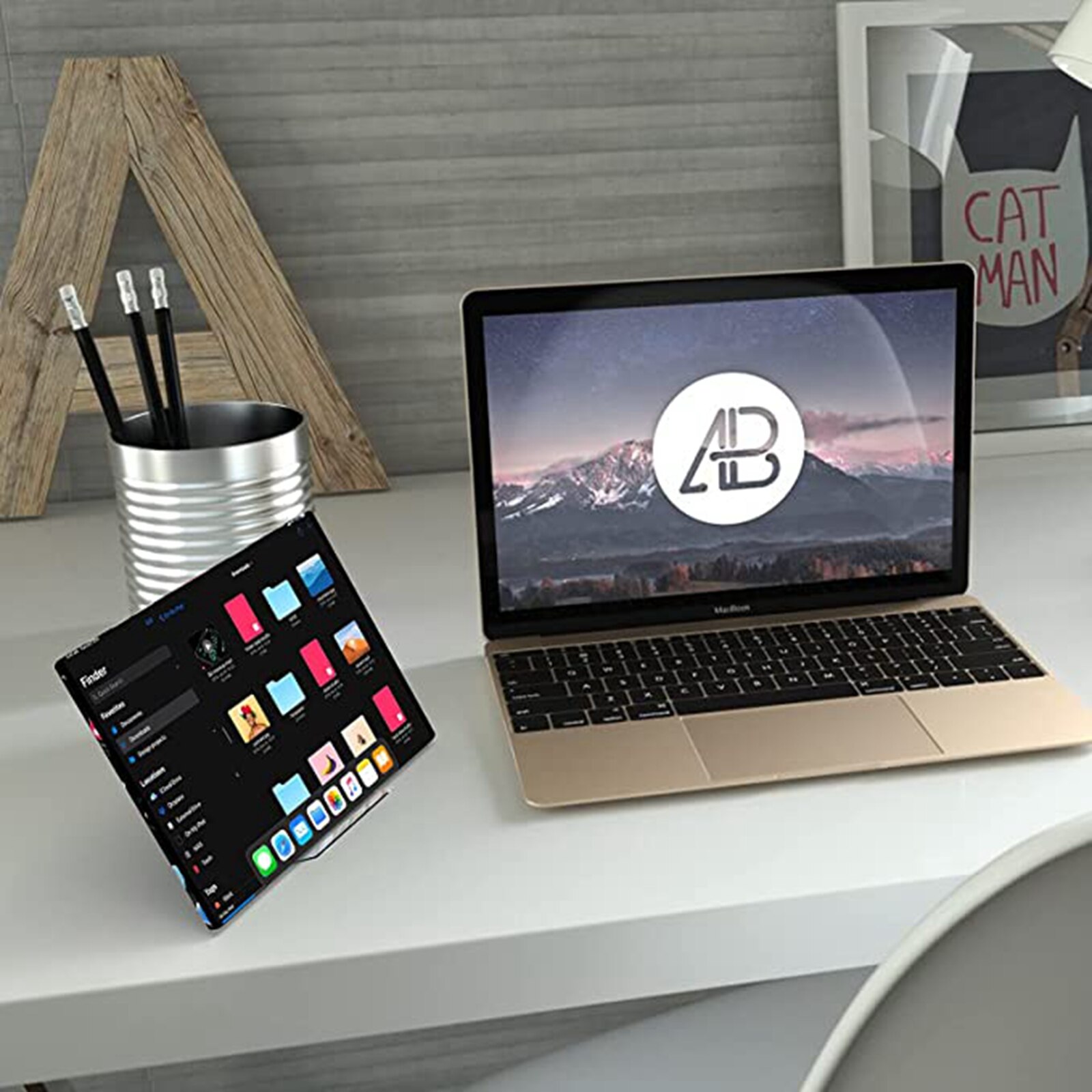 Acrylic Book Stand 5(pack) Clear Acrylic Display Easel, Clear Tablet Holder for Displaying Pictures,Books,Music Sheets,Notebooks