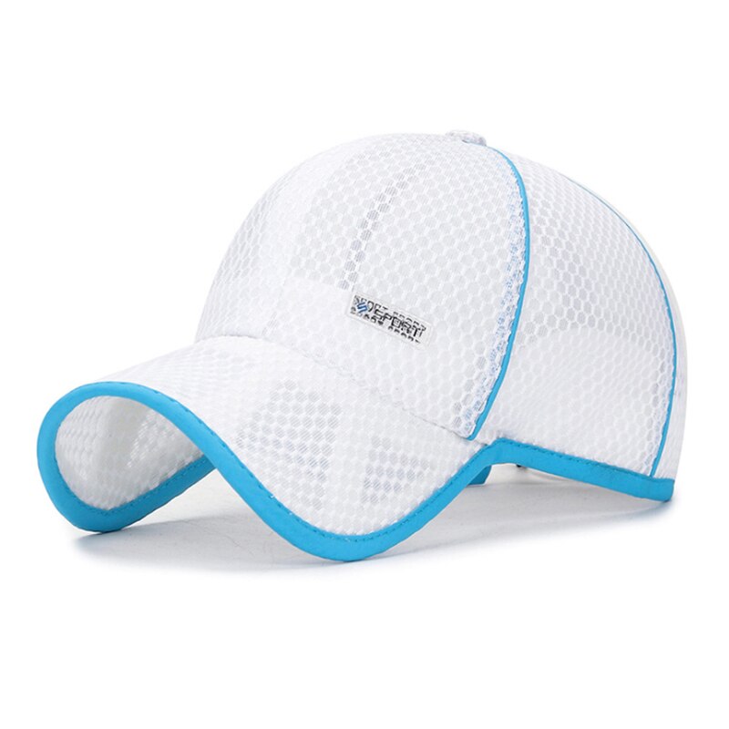 Bisonjs fritid alsidigt mesh unisex baseballcaps ventilation solhatte til børn egnet udendørs rejse afslappet komfort